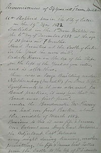 First page of manuscript
