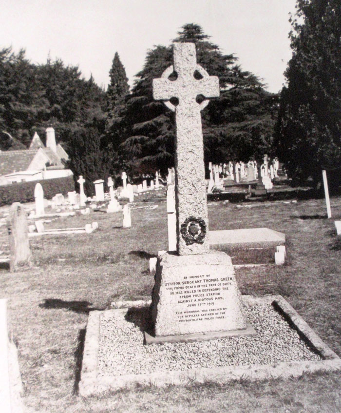 Grave of Station Sergeant Thomas Green