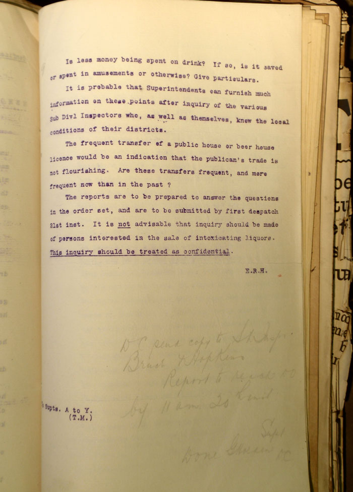 Memorandum on Drunkenness, 17th November 1906, page 2
