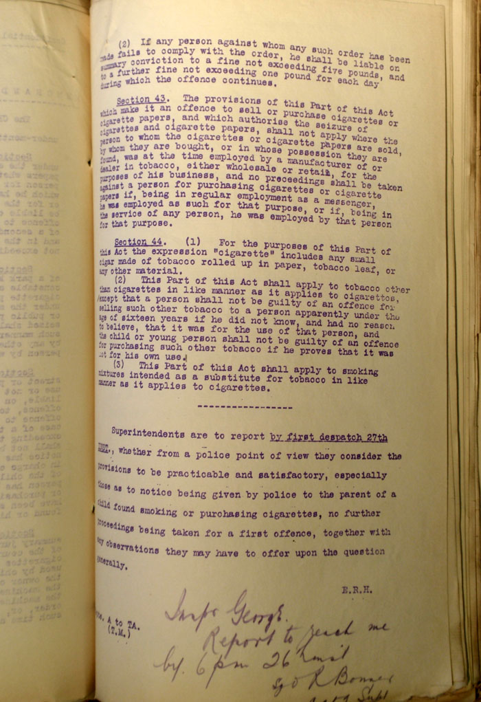 Memorandum on the Children Bill, 25th July 1908, page 2