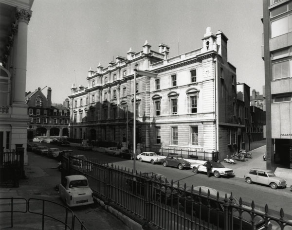photograph showing general view of Bow Street, date unknown.