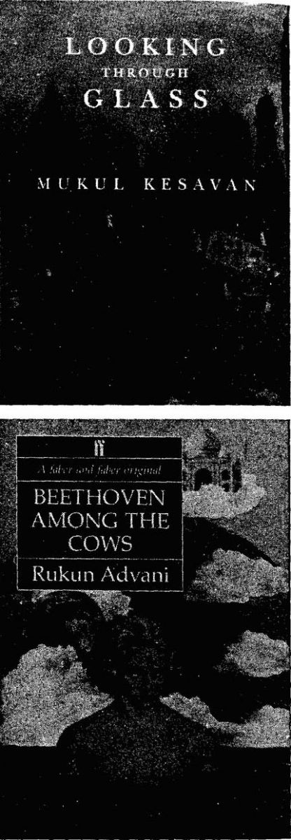 Book covers, Looking through Glass and Beethoven Among the Cows