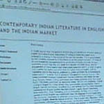 Indian Literature Workshop, London 2007