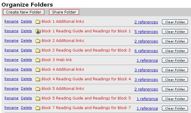 RW Folder Structure example