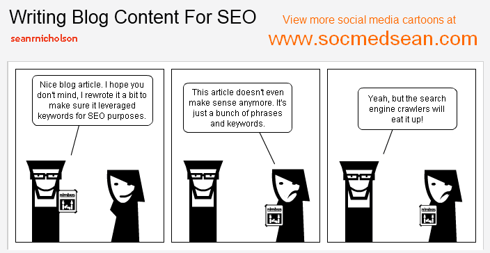 Writing Blog Content for SEO by seanrnicholson (CC BY-ND 2.0)