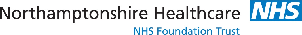The logo for the Northampton Healthcare NHS Foundation Trust