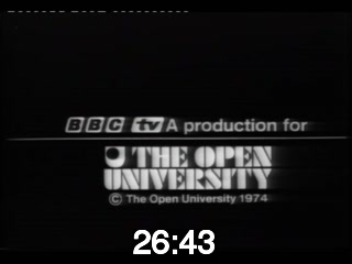 clicking on this image will launch a new video player window playing at this point (ie 26 minutes and 43 seconds) from the start of the video