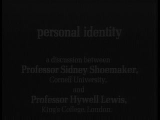 video preview image for Personal identity