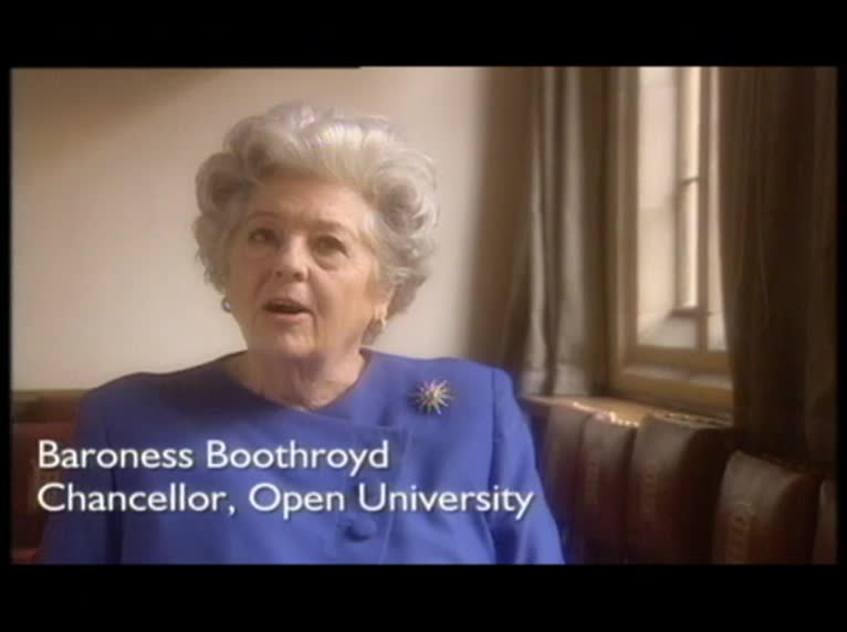 video preview image for Chancellor of The Open University
