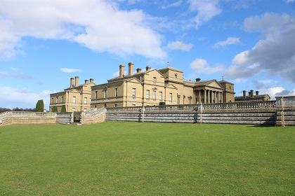 Rear view of Holkham Hall