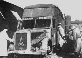 Gasni kamion marke Saurer sličan onom u kome su stradali Jevreji iz logora Sajmište