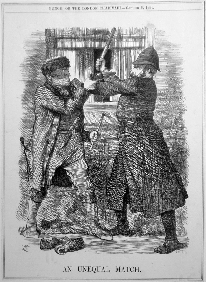 Cartoon in Punch, 8th October, 1881
