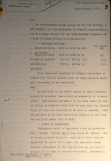 Commissioner's letter explaining the function of women police, 18th October 1918