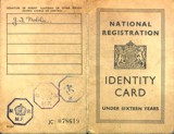 A child's identity card from 1945