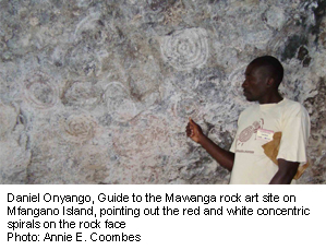 Mawanga rock art, Mfangano Island