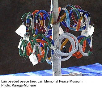 Lari beaded peace tree, Lari Community Peace Museum