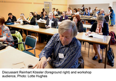 Photograph of the workshop audience