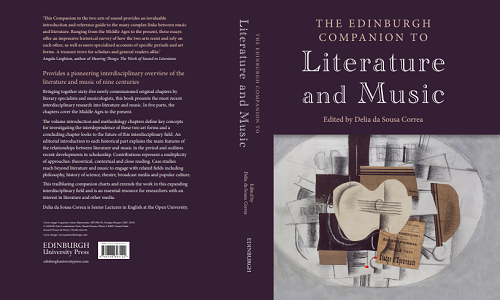 The book cover of the Edinburgh Companion to Literature and Music