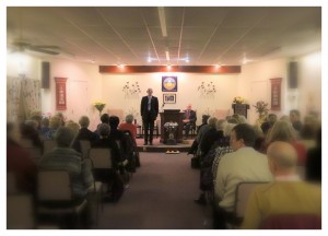 A typical Spiritualist Church service