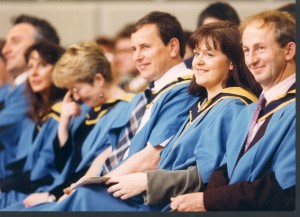 Graduates at an OU degree ceremony