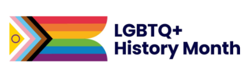LGBTQ history month logo 
