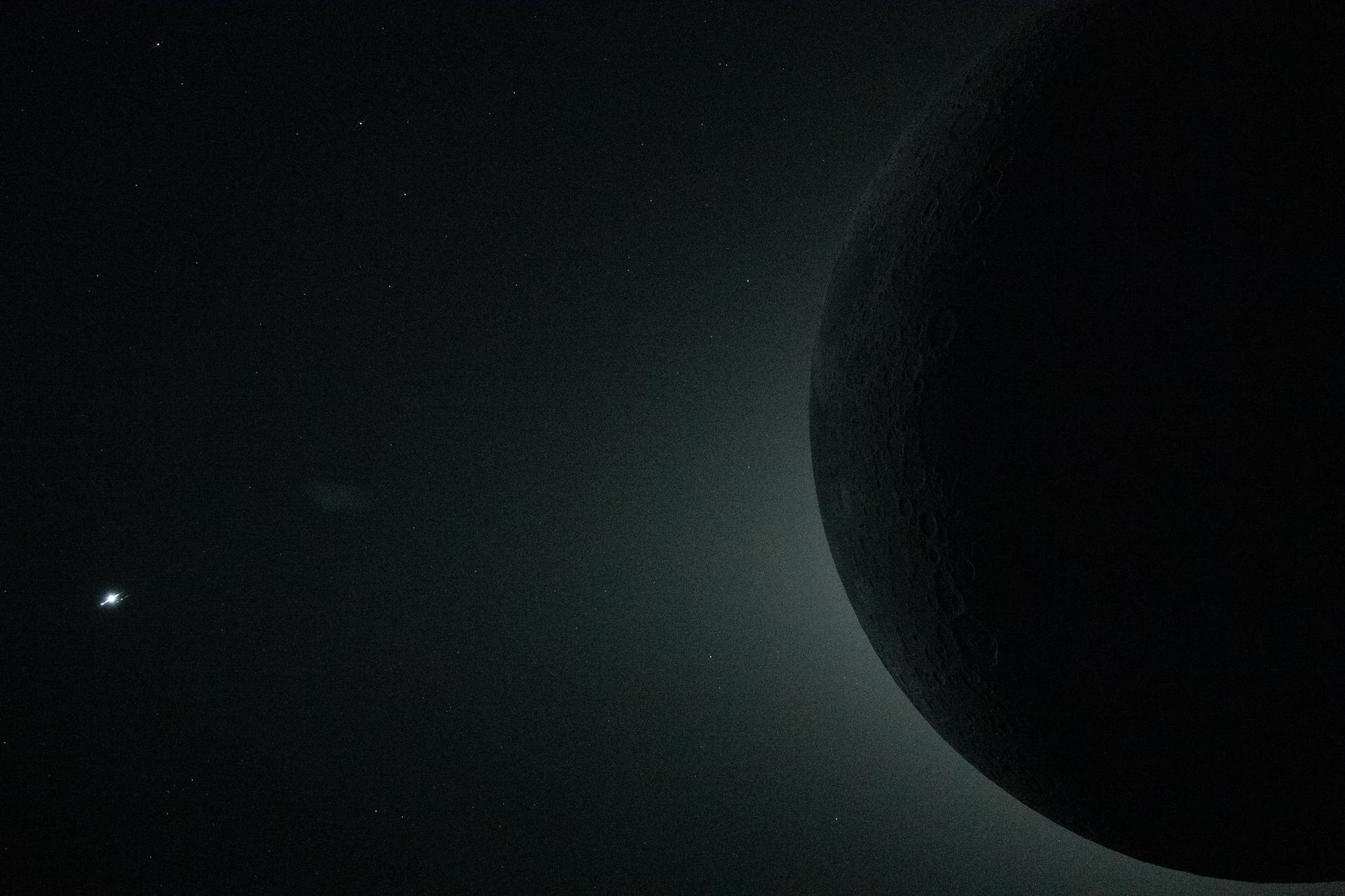 Solar eclipse of the Moon, captured by the Artemis II crew.