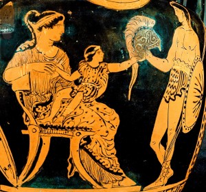 Hector Andromache Astyanax vase