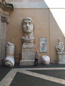 Emma-Jayne (and Constantine) in the Capitoline Museums