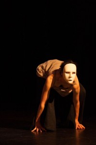 Marie-Louise performing ‘Myrrha’ at the MAC Birmingham, October 2015. Photo credit Christian Hunt