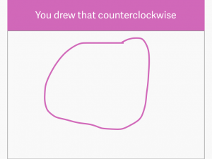 How do you draw a circle?