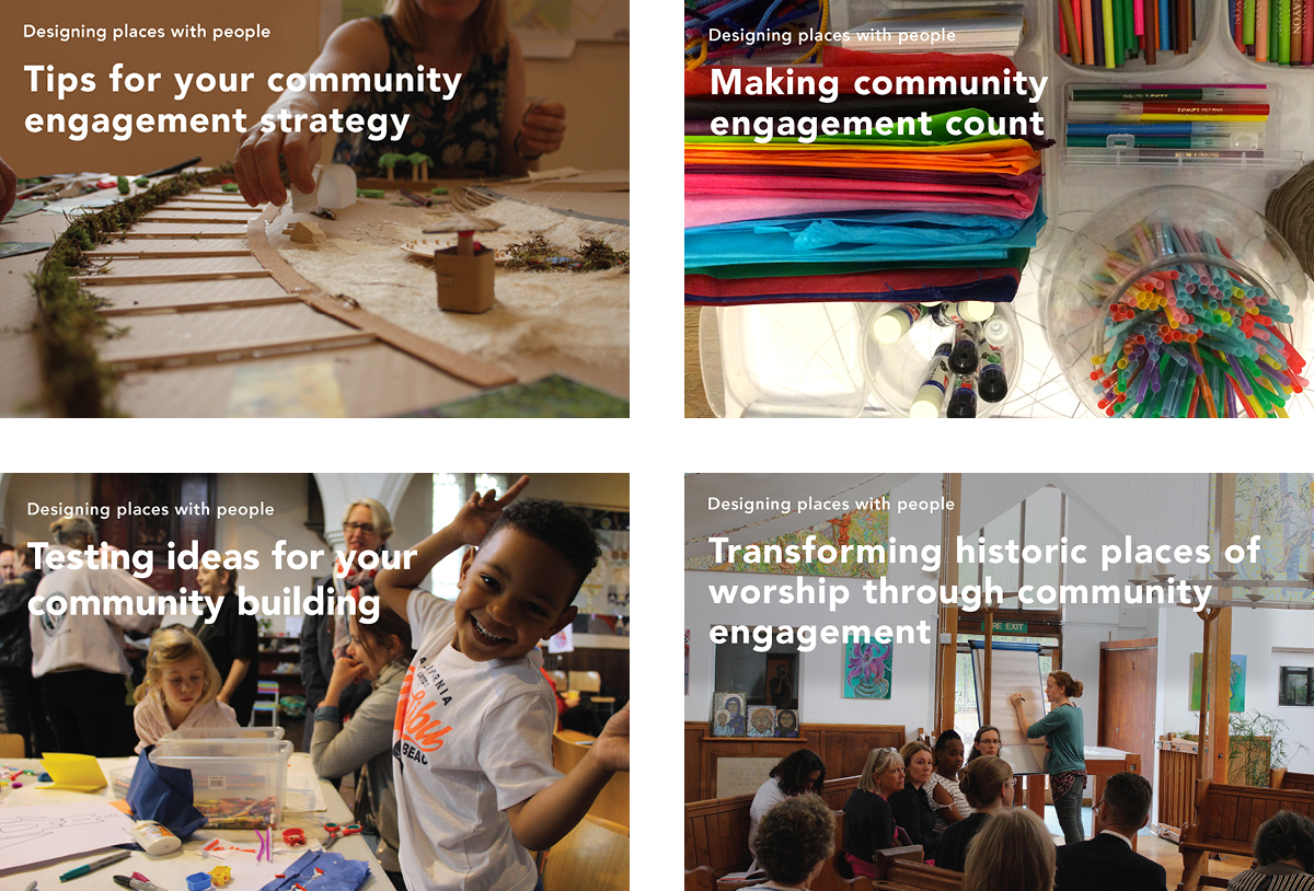 Our Designing Places with People series of practical resources with a focus on community engagement in design, produced through the Empowering Design Practices research project.