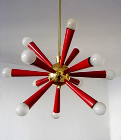 Chandelier inspired by Sputnik