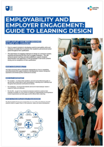 Employer engagement: guide to learning design