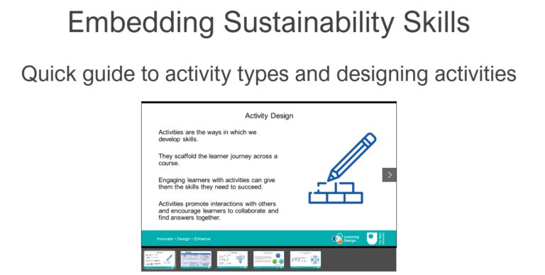 Sustainability Resources – OU Learning Design team blog