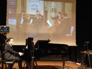 Virtual performance of Dvorak's Piano quintet
