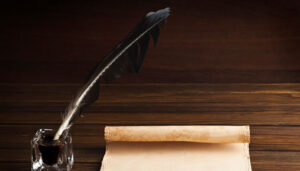 Old fashioned pen and scroll: Thinkstock