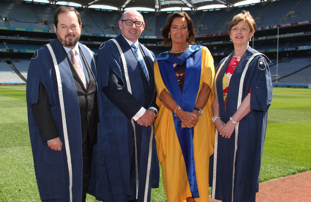 From left are John Addy, John D’Arcy, Sheila Coleman and Heather Laird.