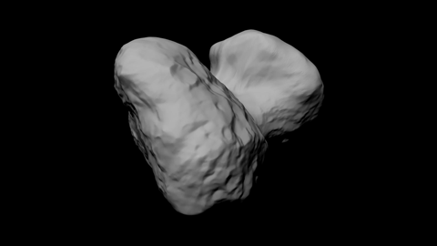 Model of the Comet 67P.