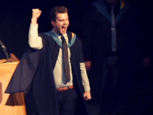 OU graduate cheetring