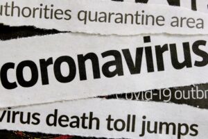Newspaper headlines on COVID-19