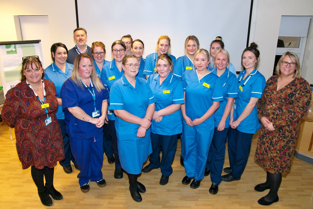 Group of nurses in uniform