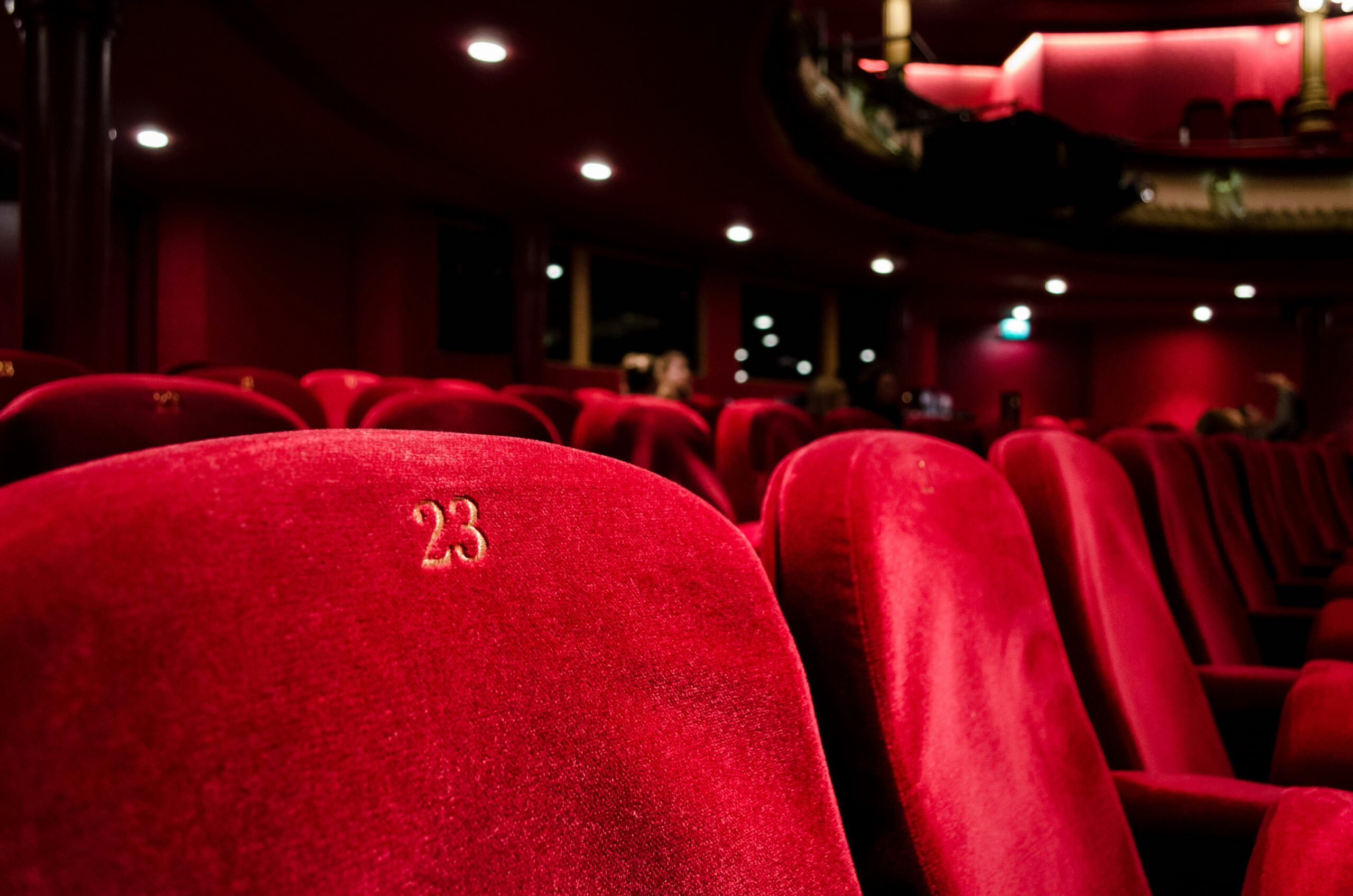 red theatre chairs