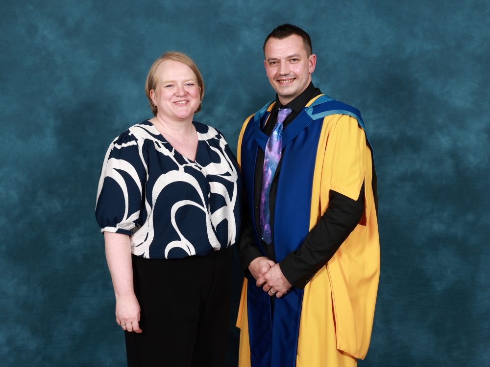 Firefighter gains an honorary degree from The Open University