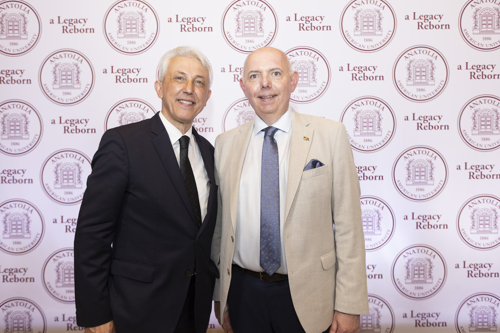 Dr Panos Vlachos, President of Anatolia College and Professor Mark Durkin, Pro Vice-Chancellor Partnerships and Enterprise at The Open University