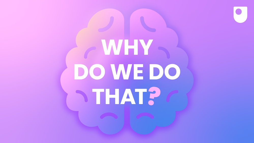Screen shot of the main image for the psychology podcast series