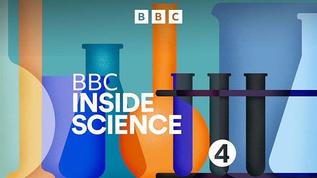 BBC Inside Science title graphic with illustrated laboratory equipmen