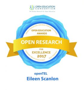 Open Education Awards For Excellence 2017: openTEL Eileen Scanlon
