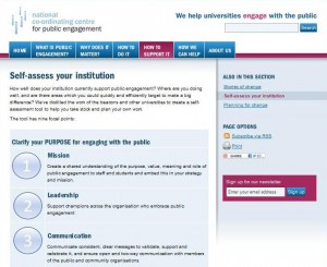 NCCPE web page: Self-assess your institution using the EDGE tool
