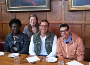 Anne with graduates of the Brilliant Club