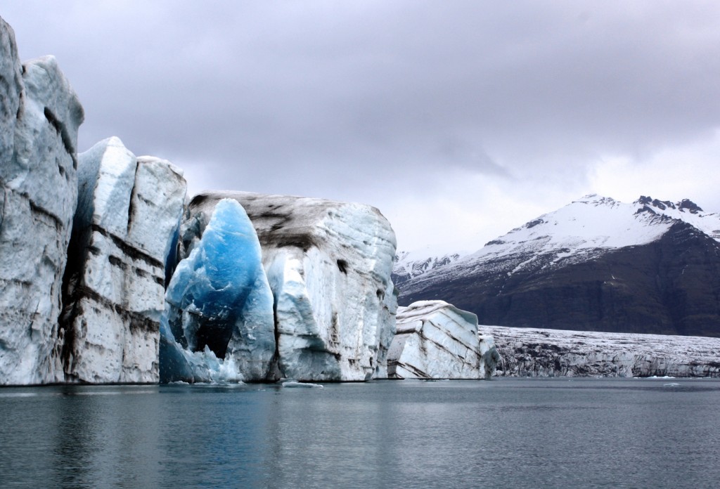 An ice ocean boundary.